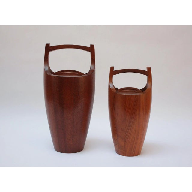 Large Staved Teak Ice Bucket by Jens Quistgaard for Dansk For Sale In New York - Image 6 of 13