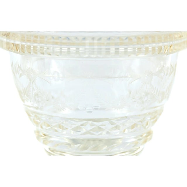 Antique Cut Glass Jar, 1860 For Sale - Image 4 of 11