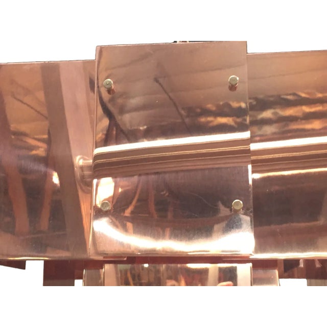 1970s Robert Sonneman Brutalist Style "Cityscape" Chandelier For Sale - Image 5 of 5