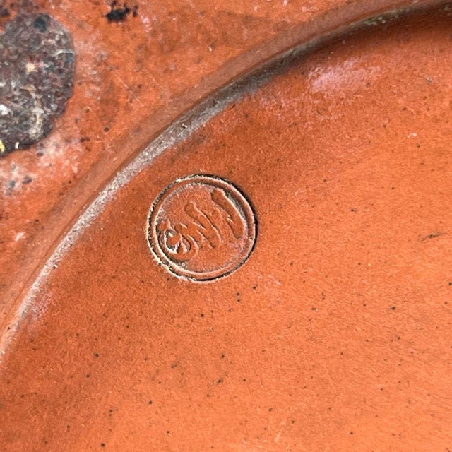 Antique Japanese Terracotta Brush Pot For Sale - Image 12 of 12