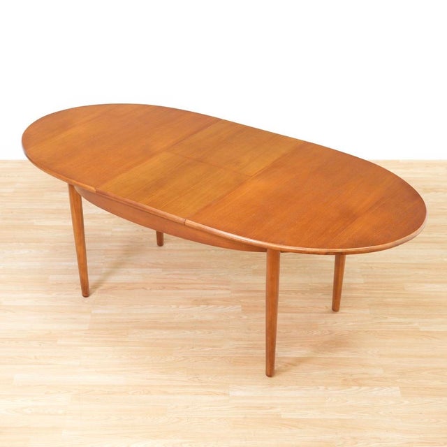 1960s C13 - Mid Century Teak Oval Dining Table by Jentique Furniture For Sale - Image 5 of 12