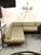 Adrian Pearsall Platform Sectional Sofa Bed With Chevron Upholstery For Sale - Image 4 of 16
