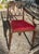 Hepplewhite c.1900 Hepplewhite Style Mahogany Armchair With Red Velvet Seat – Lattice Back Accent Chai For Sale - Image 3 of 12