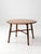 Mid 20th Century Vintage Round Wood Coffee Table With Turned Legs For Sale - Image 5 of 15