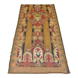 19th Century Gold and Red Aubusson Tapestry Panel For Sale
