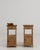 Pair Of Oak Side Tables With Marble Tops For Sale - Image 9 of 9