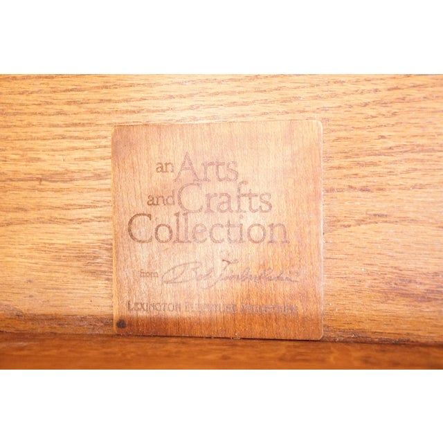 Wood Lexington Bob Timberlake Arts and Crafts Collection Mission Style 22" Accent End Table For Sale - Image 7 of 11