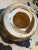 Bronze 1980s Modern Ceramic Textured Stool, Two Available For Sale - Image 8 of 11