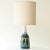 Blue Large Blue Green Ceramic Table Lamp by R. Houben, 1970 For Sale - Image 8 of 8