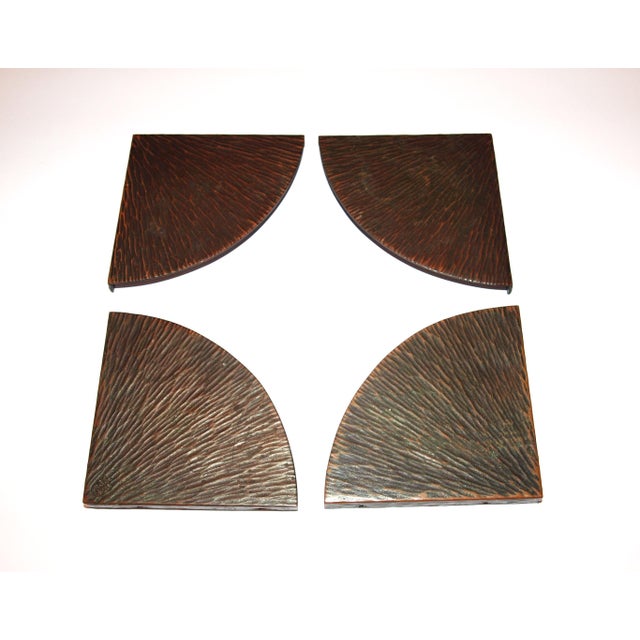 Copper 1930s Roycroft 8-Piece Arts & Craft Copper Desk Set For Sale - Image 8 of 9