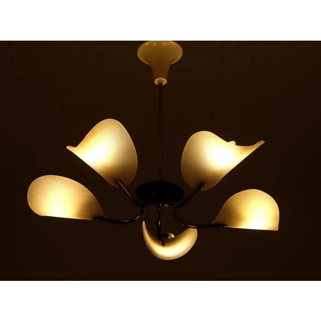 Metal Swedish Ceiling Lamp, 1960s For Sale - Image 7 of 8