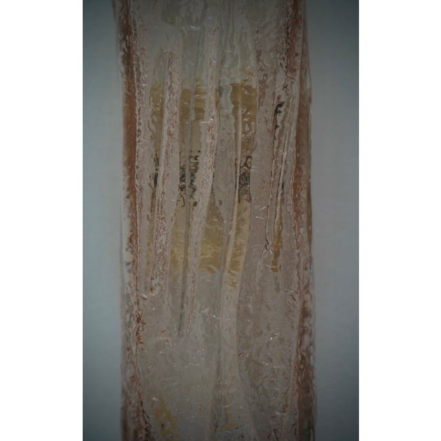 Beautiful and important Murano glass applique with a particular shape and a very very rich glass design, with a beautiful...