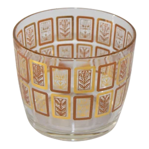 Vintage Hazel Atlas Lotus Autumnal Ice Bowl Bucket