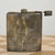 Antique Silver Plated Curved Whiskey Pocket Flask With Patina, Meriden Brittania Co, #1314 For Sale - Image 14 of 14