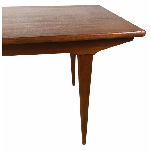 Extendable Scandinavian Style Dining Table For Sale - Image 11 of 13