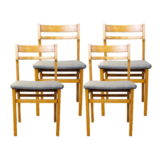 Brown Mid-Century Modern Dining Chairs, Spain, 1960s, Set of 4 For Sale - Image 8 of 8