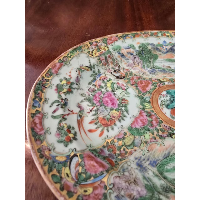 Antique Chinese Porcelain 120 Years Oval Dish For Sale - Image 4 of 10