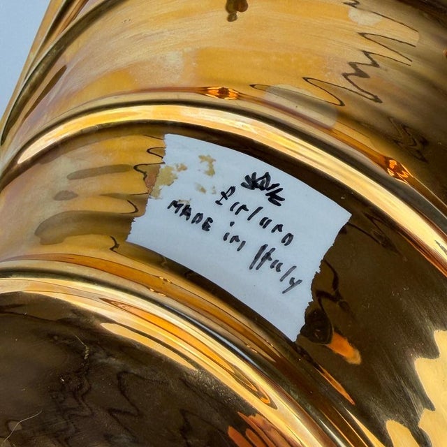Large Sculptural Shell Centerpiece in Glazed Ceramic, 1970s For Sale - Image 11 of 14