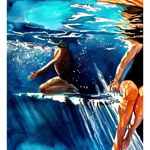 Contemporary Maude Ovize, Divine Moment, 2022, Silkscreen Print For Sale - Image 3 of 7