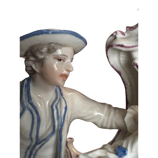 Allegory of Autumn Figurine from Ludwigsburg Porcelain Figure Group, 18th Century For Sale - Image 5 of 18