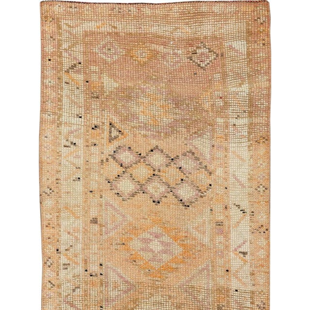 Rustic Galerie Shabab Collection Mid-20th Century Turkish Anatolian Runner For Sale - Image 3 of 10