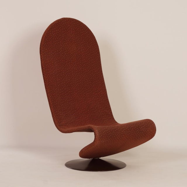 Yellow Yellow 123 Chair by Verner Panton for Fritz Hansen, 1970s For Sale - Image 8 of 11