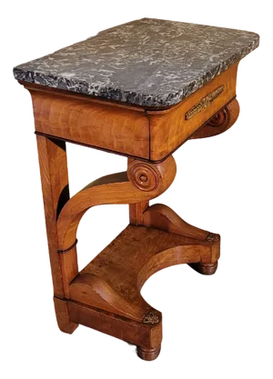 Small Restoration Period Console in Walnut