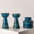 Rimini Blu Candleholders by Aldo Londi for Bitossi, Italy, 1970s, Set of 3, in Very Good conditions. Designed 1960 to 1969...