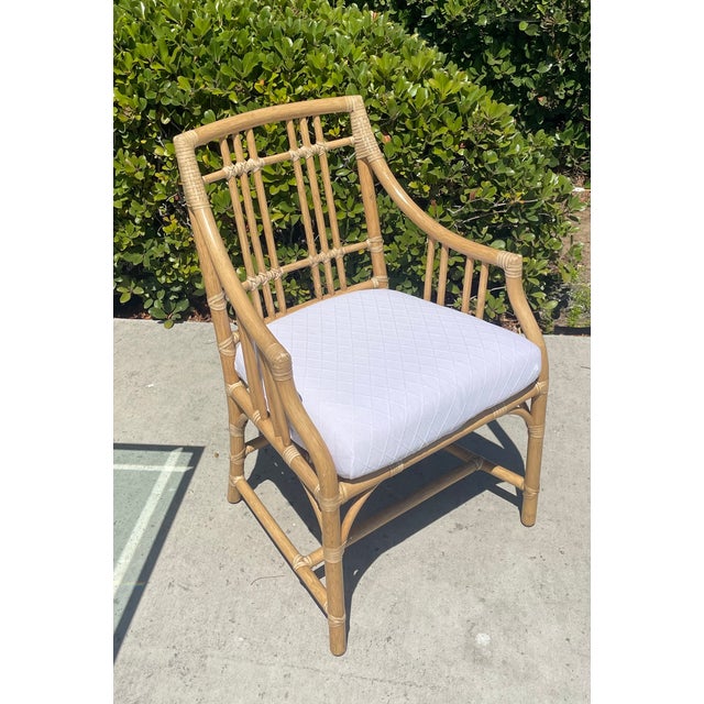 Baker McGuire Rattan Dining Chairs, Balboa Collection a Set of Eight For Sale - Image 14 of 18