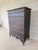 Primitive Shaker Style Paint Distressed New England Blanket Chest by Ezra G Tippin Ohio, 2pc Design Chest on Leg Platform...
