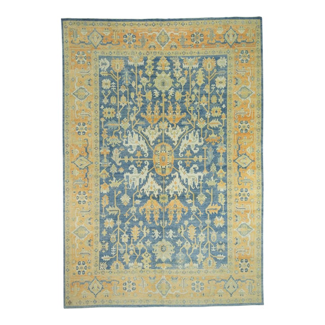 Turkish Oushak Rug 14'2" x 20'4" #18654 For Sale
