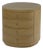 Nora 28 in. W Oval Wood 4 Drawer Nightstand, Natural Oak For Sale