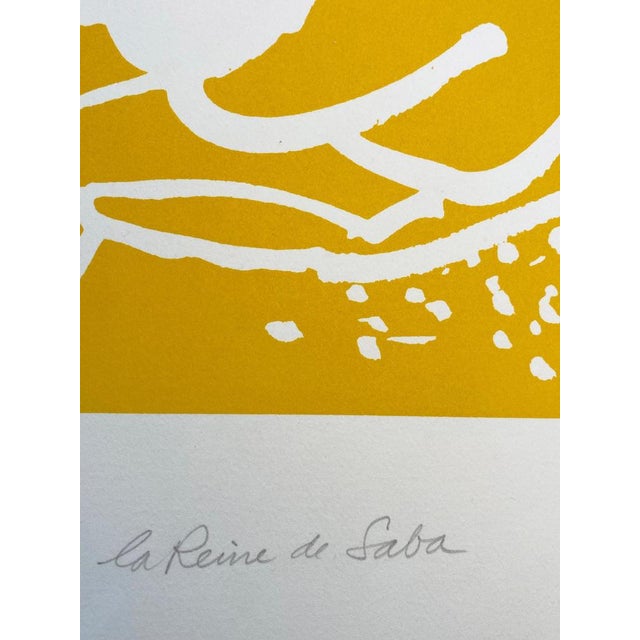 Charles Lapique, La reine de saba, Original Lithograph For Sale - Image 6 of 8