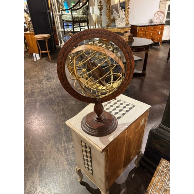 Vintage Italian Celestial Globe For Sale In Dallas - Image 6 of 6