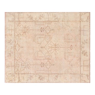 Antique Turkish Oushak Rug For Sale
