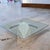1980s Postmodern Glass Coffee Table With Travertine Base For Sale - Image 4 of 18