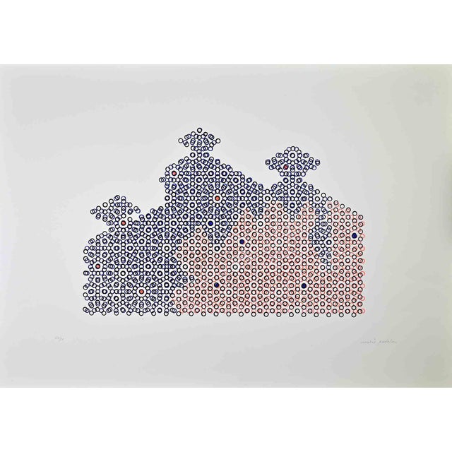 Mario Padovan, Circles, Screen Print, 1977 For Sale