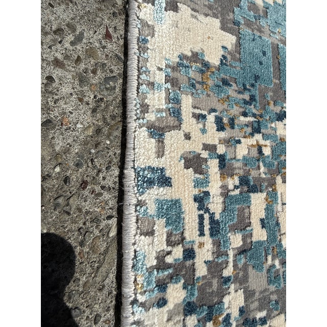 9ft 10in × 11ft 6in Feizy Cadiz Custom Cut Area Rug For Sale - Image 10 of 12