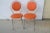 Set of Orange Side Chairs, 1970s For Sale - Image 4 of 10