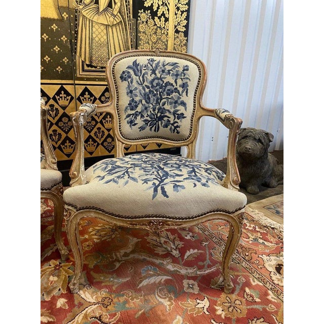 Period: 20th century Style: Louis 15th - Transition Condition: Good condition Material: Painted wood Width: 58Height:...