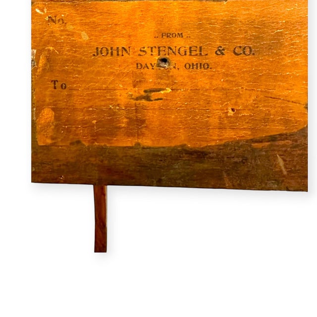 Antique Tiger Oak Writing Desk With Cabriole Legs – John Stengel & Co. For Sale - Image 11 of 13