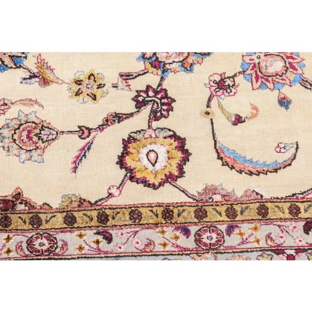 Antique Souf Kashan Rug 8' x 11'8'' For Sale - Image 12 of 12