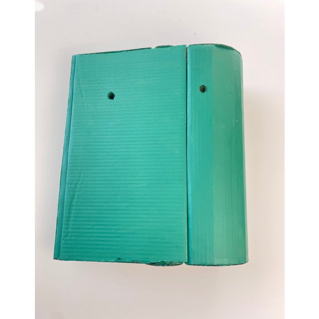 Green Cardboard Sculpture in Green For Sale - Image 8 of 11