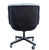 Mid-Century Modern MCM to Modern Executive Armchair by Charles Pollock for Knoll Black Leather & 4 Prong Swivel Base For Sale - Image 3 of 18