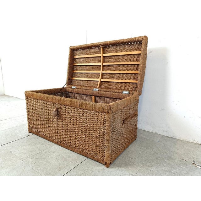 Vintage Papercord Chest, 1970s For Sale - Image 11 of 12
