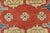 Red Kazak Rug 8′ X 10’11” Red Wool Tribal Hand-Knotted Oriental Carpet For Sale - Image 8 of 15
