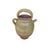 Folk art object. Gargoulette, chevrette, cruche, pitcher. Terracotta. Glazed stoneware. It was used for storing water....