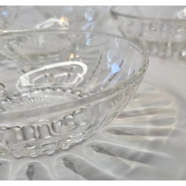 Vintage Coastal Starburst Dessert Bowls- Set of Eight For Sale - Image 10 of 14