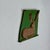 Folk Art Early 20th C. Primitive Folk Art Hand Carved Resting Stag in an Avocado Green Plaque For Sale - Image 3 of 9