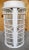 French Modern Wrought Iron White Lantern For Sale - Image 12 of 12